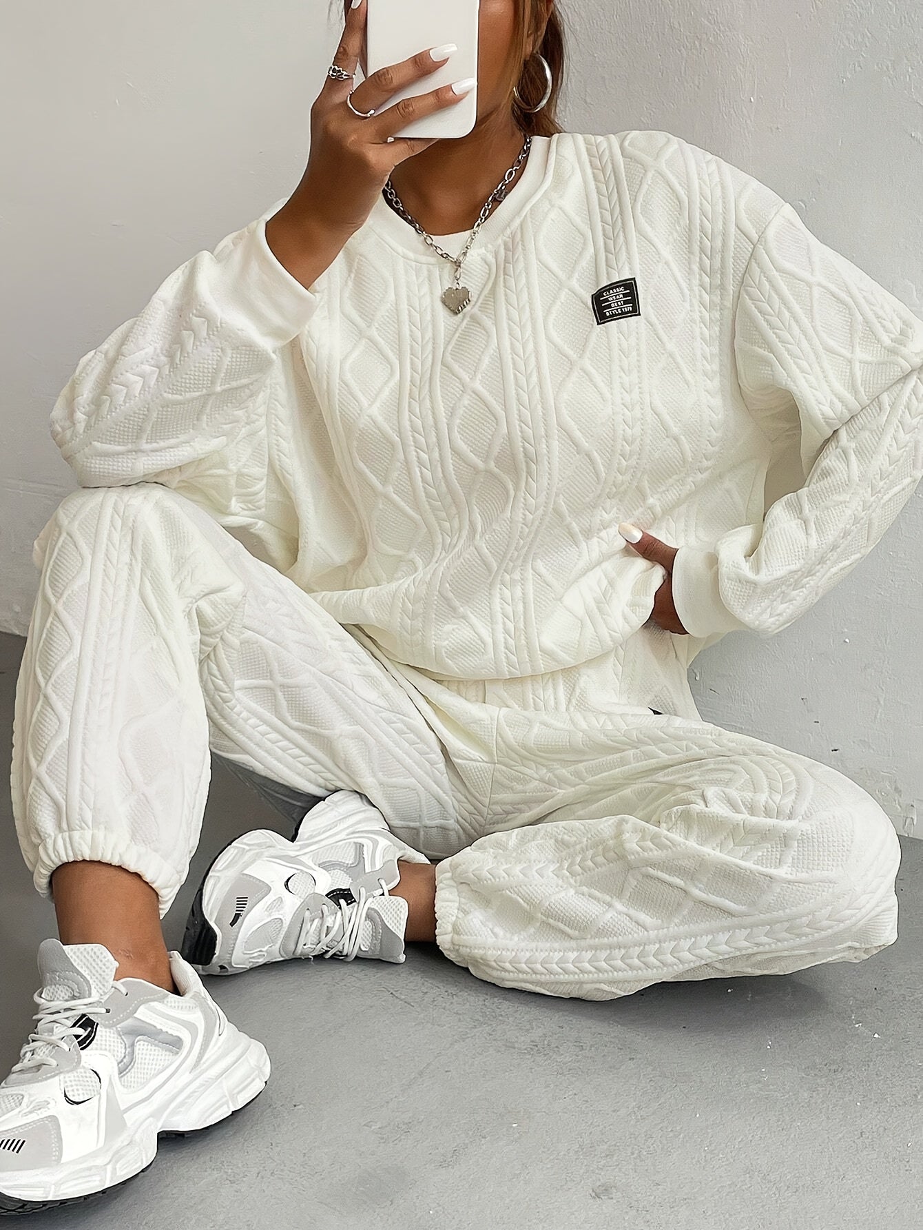 Completo da jogging casual