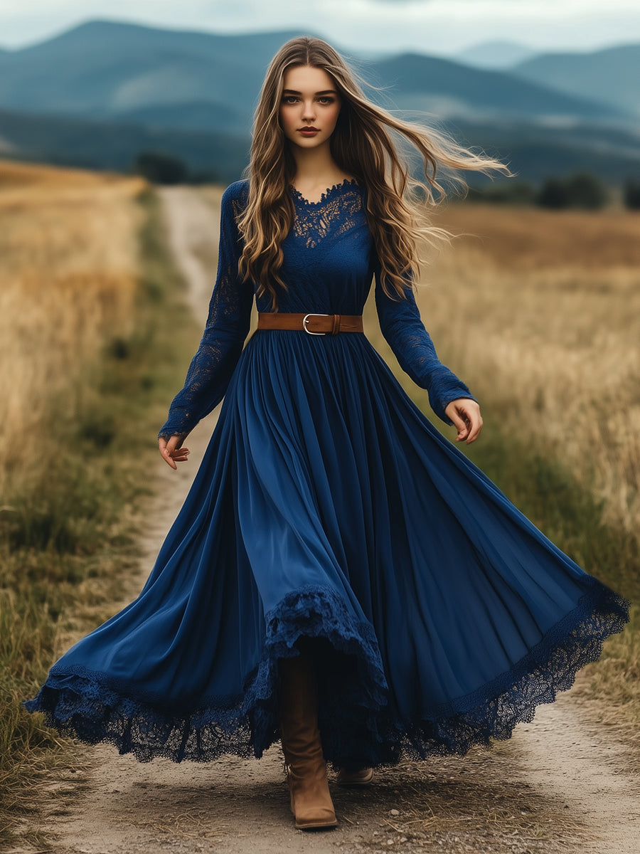 Sofia | Abito Elegante Blu