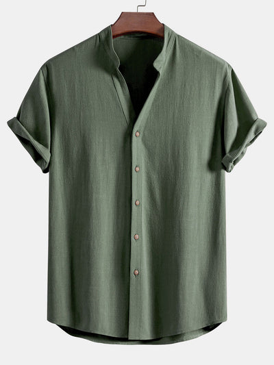 Luca | Camicia Lino V e Pantaloni Dritti