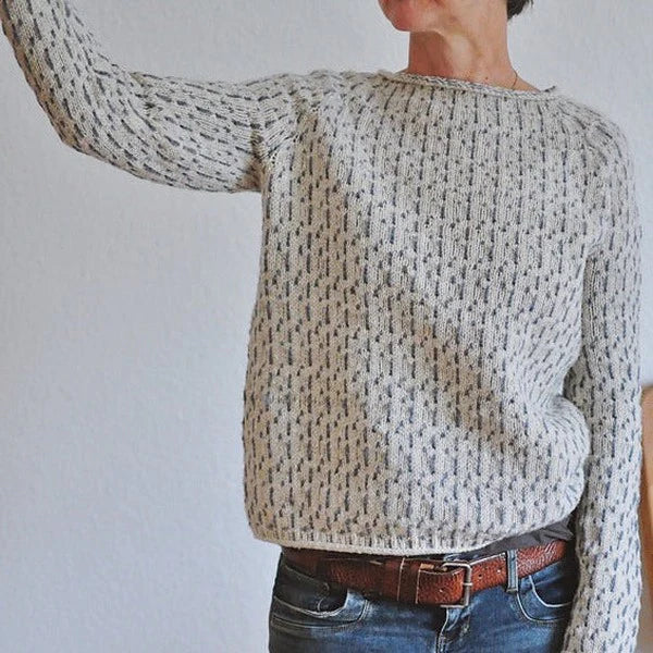 Vittoria | Maglione Grigio Elegante