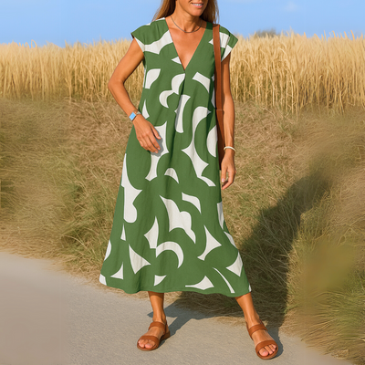 Valérie | Abito elegante con scollatura a V