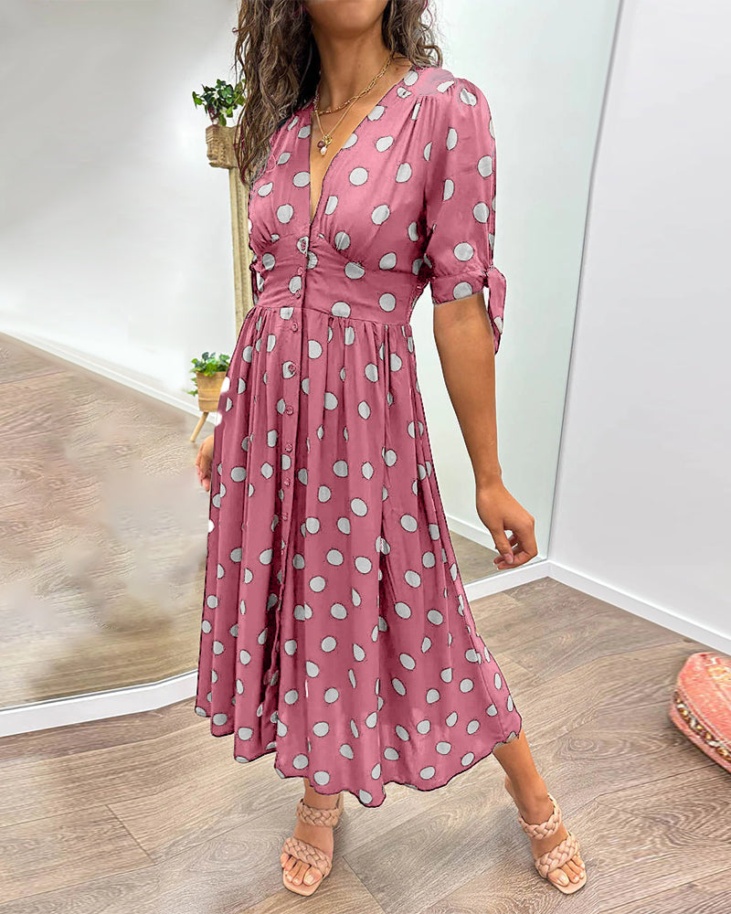Monica | Abito Elegante a Pois