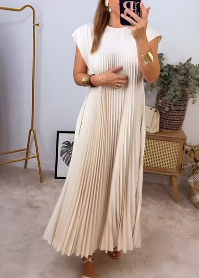 Simone | Vestito Elegante e Plissettato