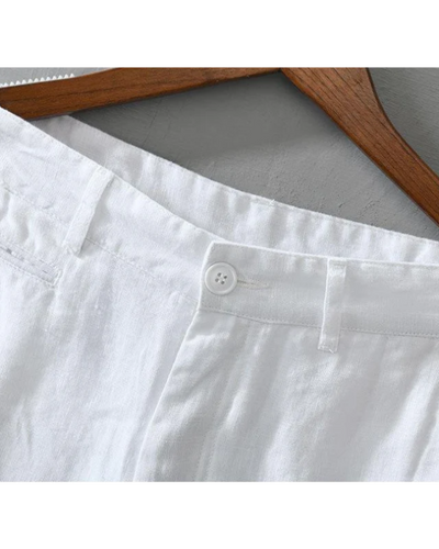 Lisbo | Pantaloni Corti in Lino