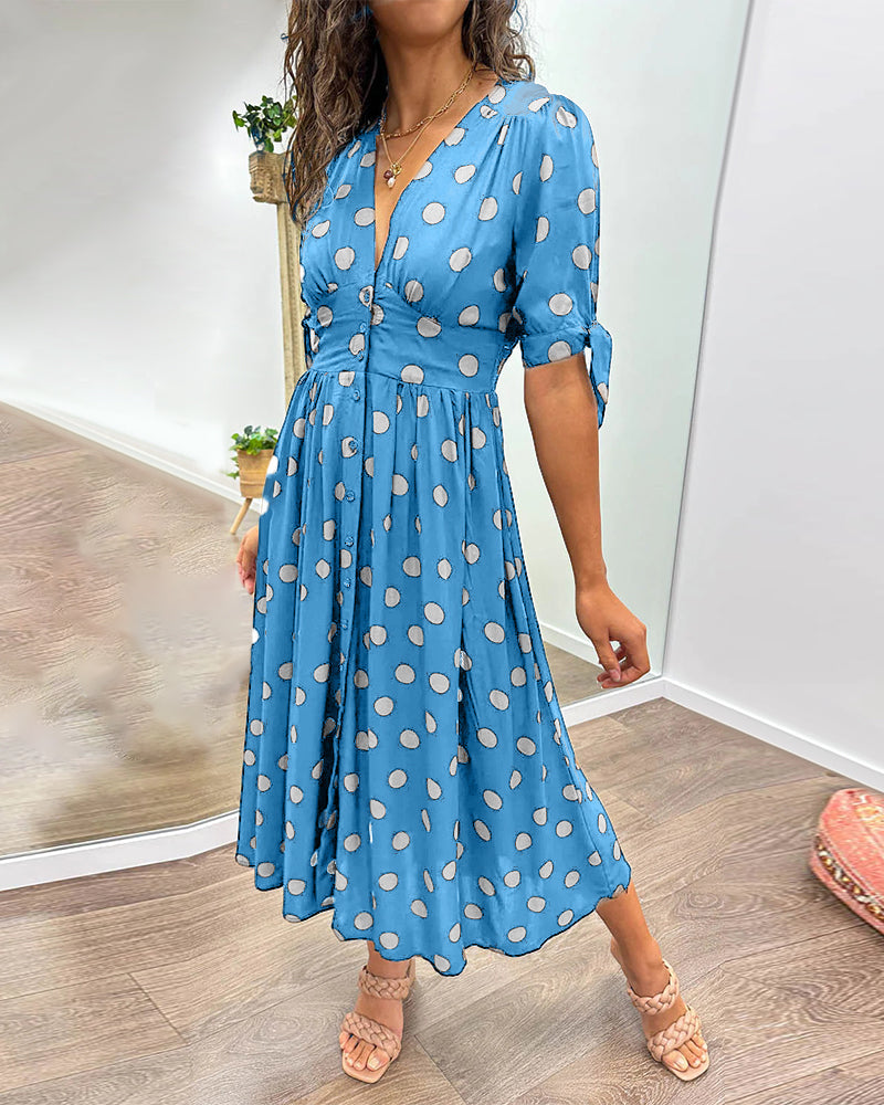 Monica | Abito Elegante a Pois