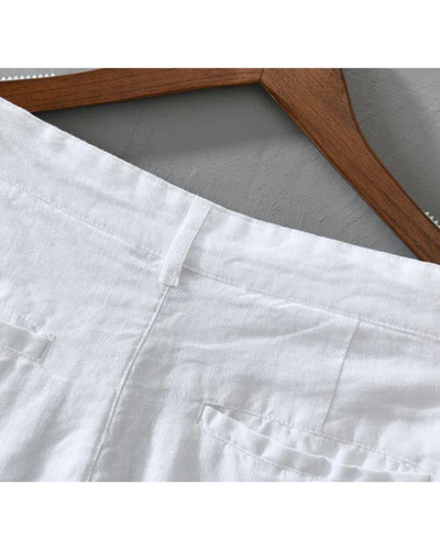 Lisbo | Pantaloni Corti in Lino