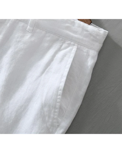 Lisbo | Pantaloni Corti in Lino