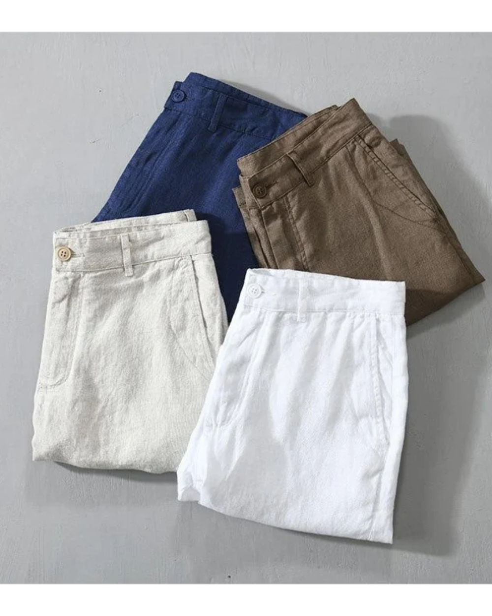 Lisbo | Pantaloni Corti in Lino