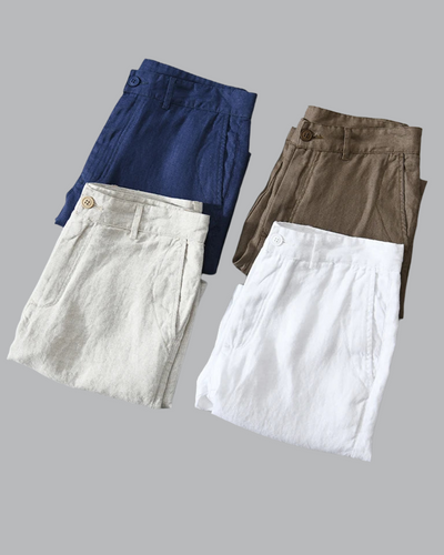 Lisbo | Pantaloni Corti in Lino