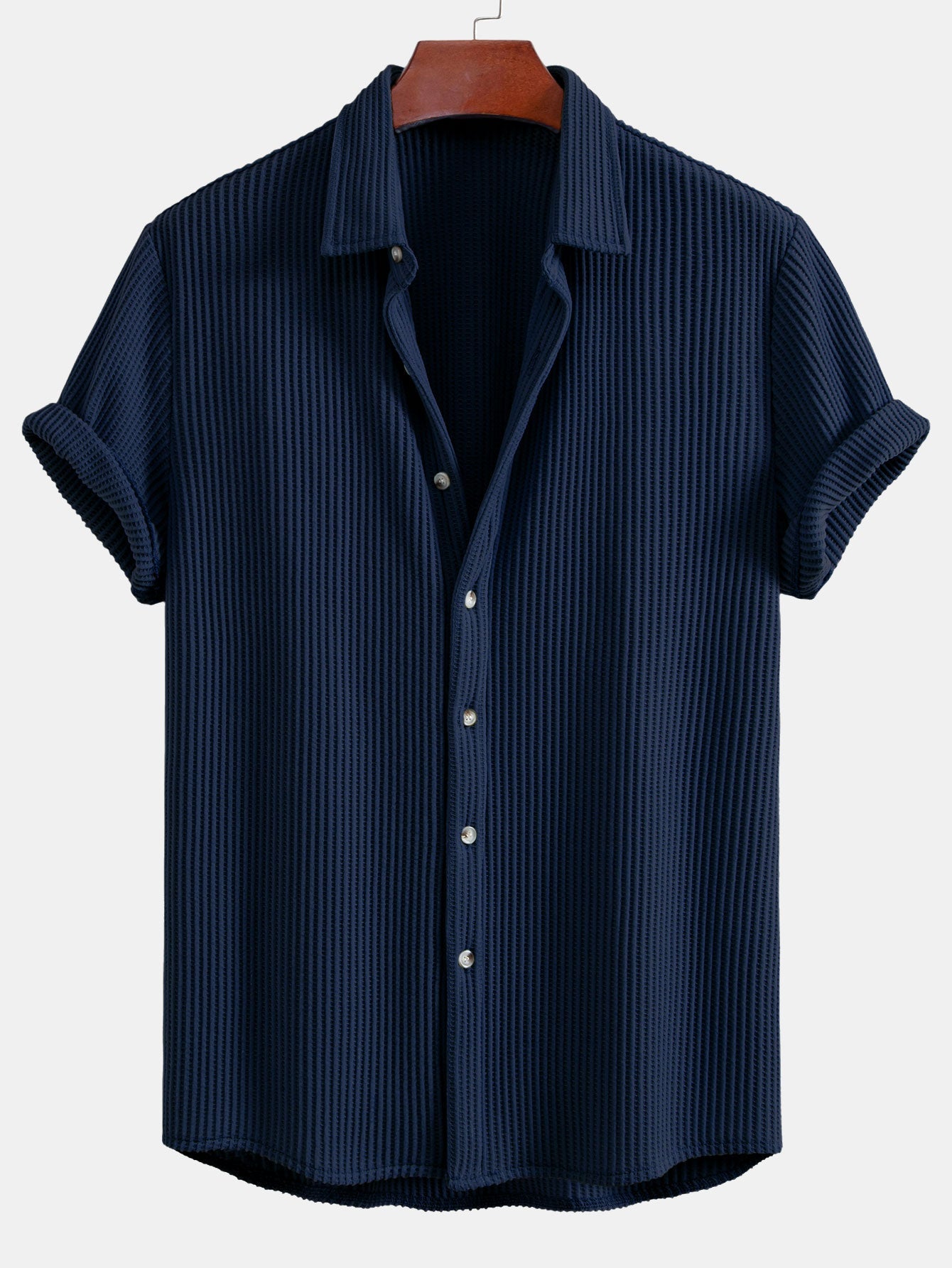 Luca | Camicia a Waffle & Pantaloni in Lino