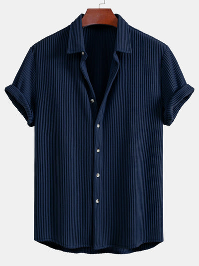 Luca | Camicia a Waffle & Pantaloni in Lino