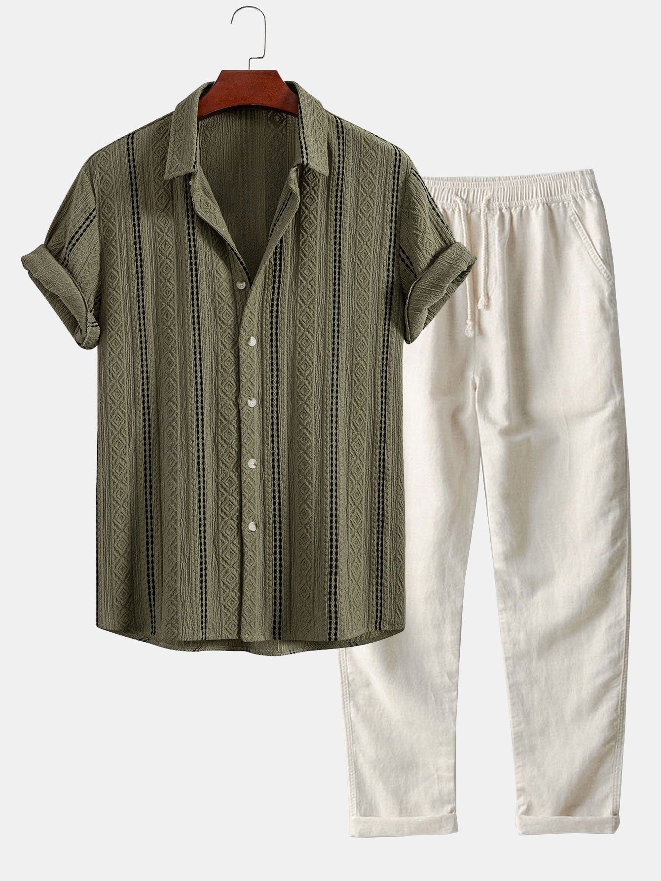 Marco | Camicia Jacquard Striata