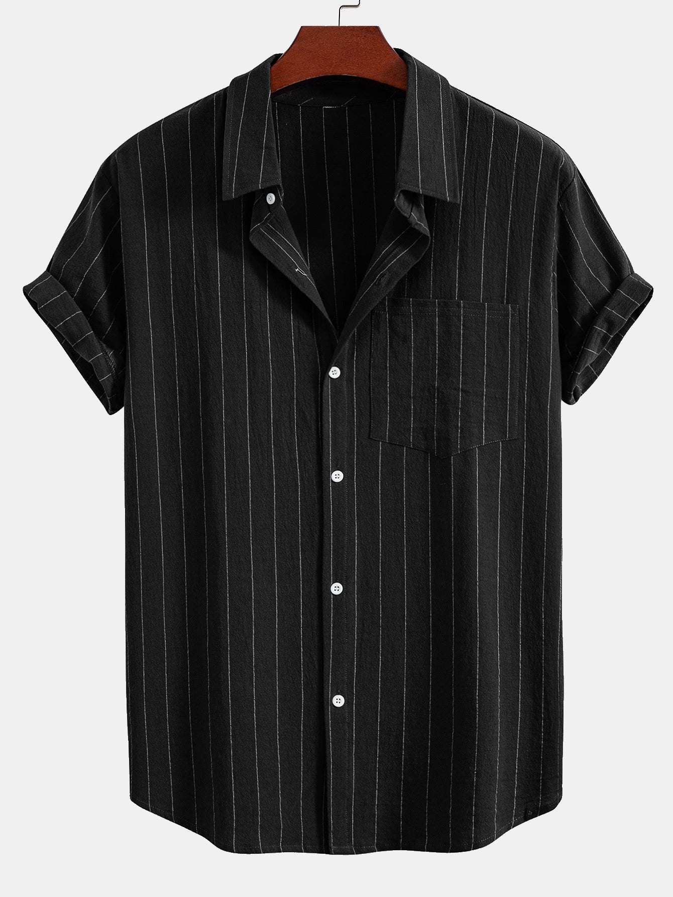 Marco | Camicia a righe con pantaloni corti