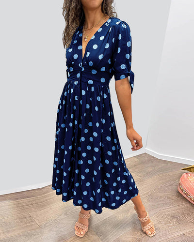 Monica | Abito Elegante a Pois