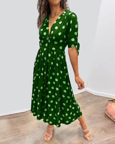 Monica | Abito Elegante a Pois