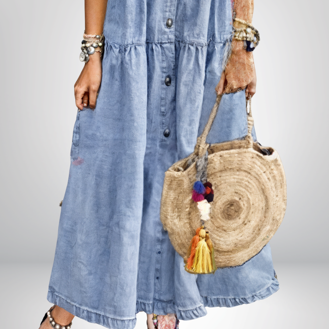 Sofia | Vestito Elegante Denim