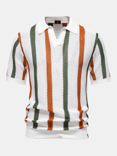 Marco | Maglietta Polo a V e Pantaloni Slim