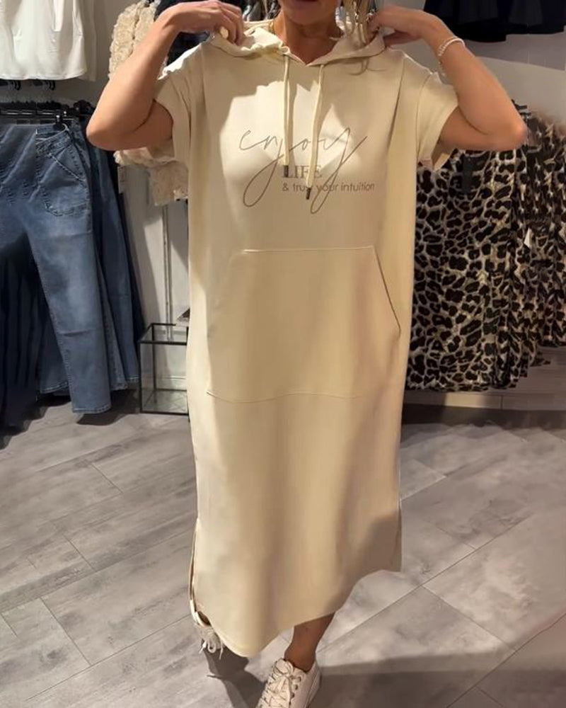 Brielle™ | Abito casual con cappuccio