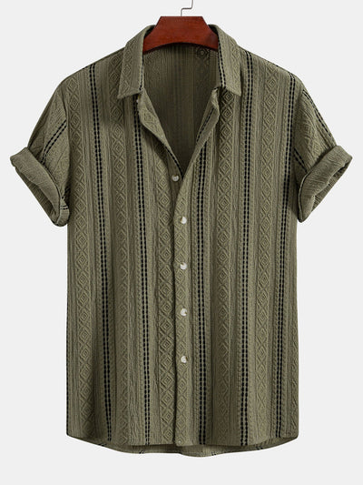 Marco | Camicia Jacquard Striata