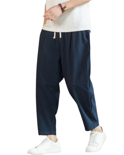 Roma | Pantaloni di Cotone Eleganti