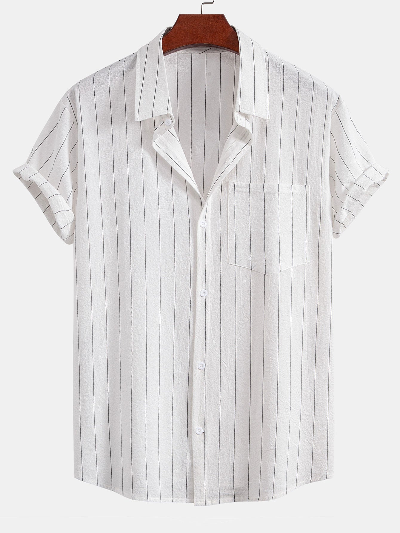 Marco | Camicia a righe con pantaloni corti