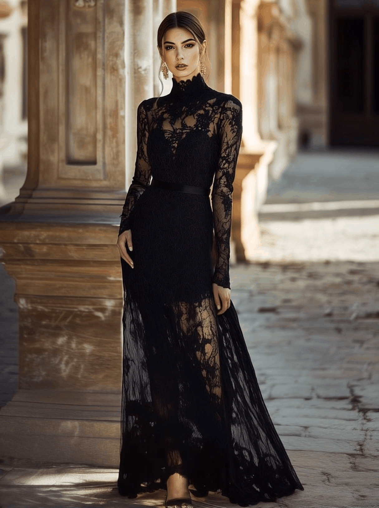 Serafina | Abito Elegante Nero