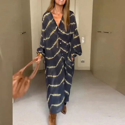 Manar | Vestito Elegante Boho a Maniche Lunghe
