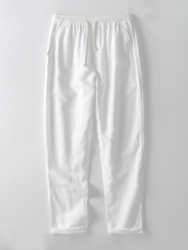 Marco | Polo a Righe e Pantaloni di Lino