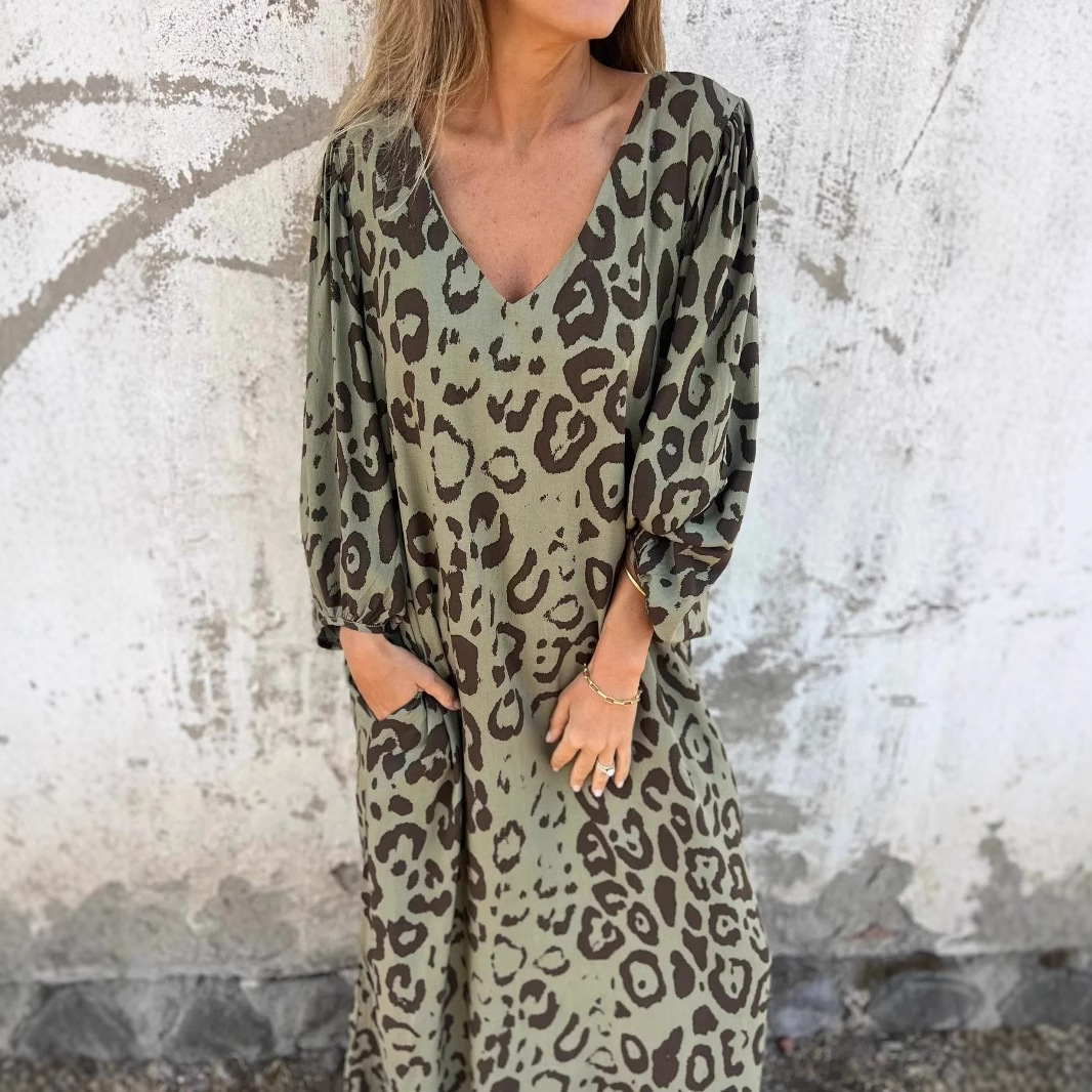 Teona™ | Abito con stampa leopardata