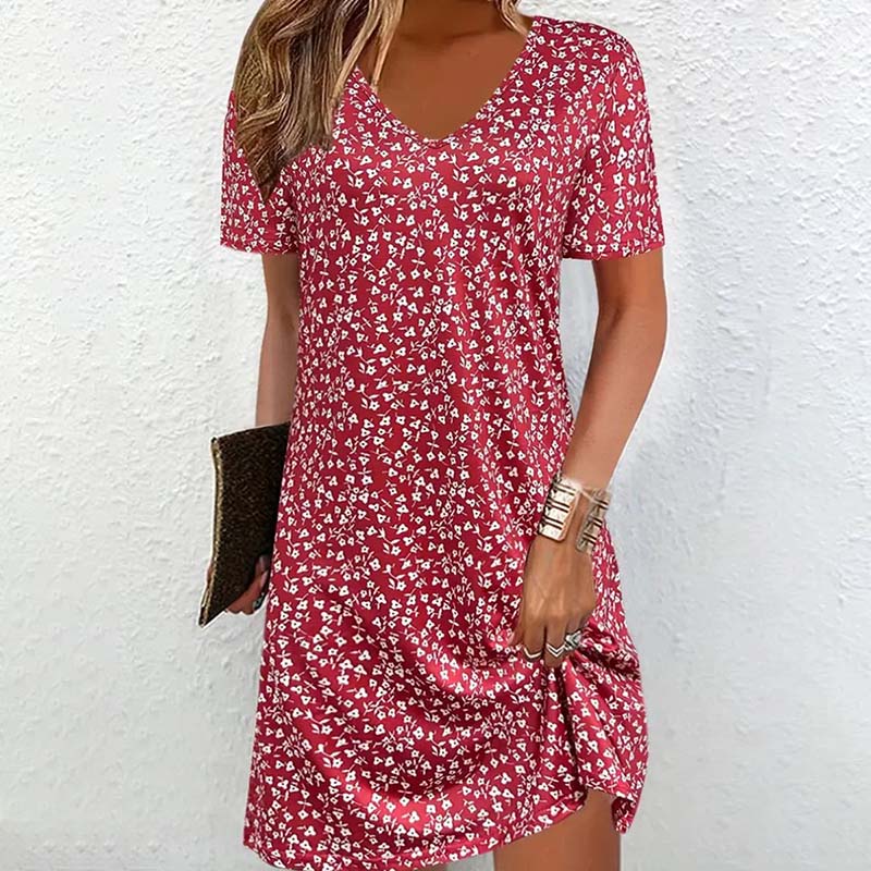 Jennifer | Abito Elegante con Stampa Floreale