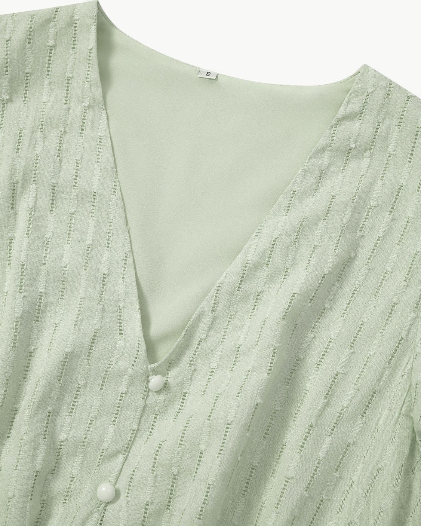 Alra™ | Abito midi con scollo a V e maniche a volant