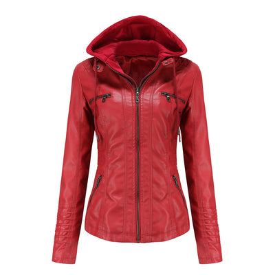 Giacca in pelle comoda
