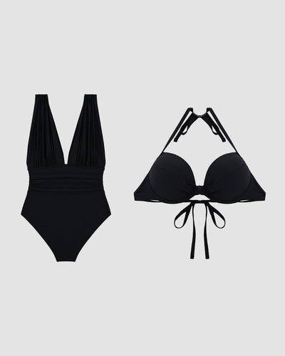 Remita™ | Costume da bagno modellante con scollo a V e controllo della pancia