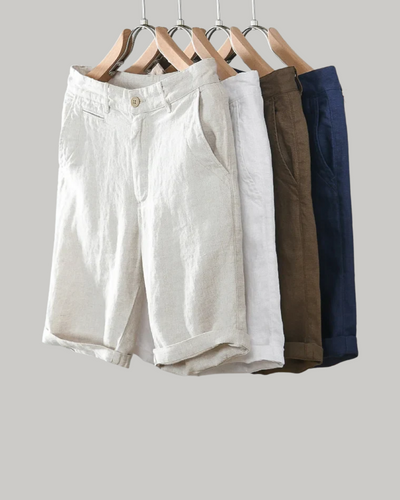 Lisbo | Pantaloni Corti in Lino