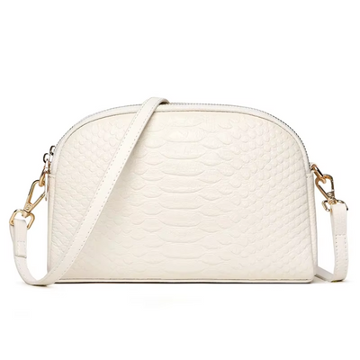 Cora | Chic Borsa Mini a Tracolla in Faux Leather con Texture Coccodrillo