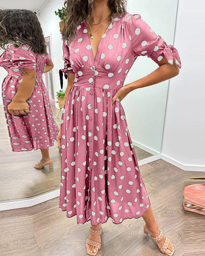 Monica | Abito Elegante a Pois