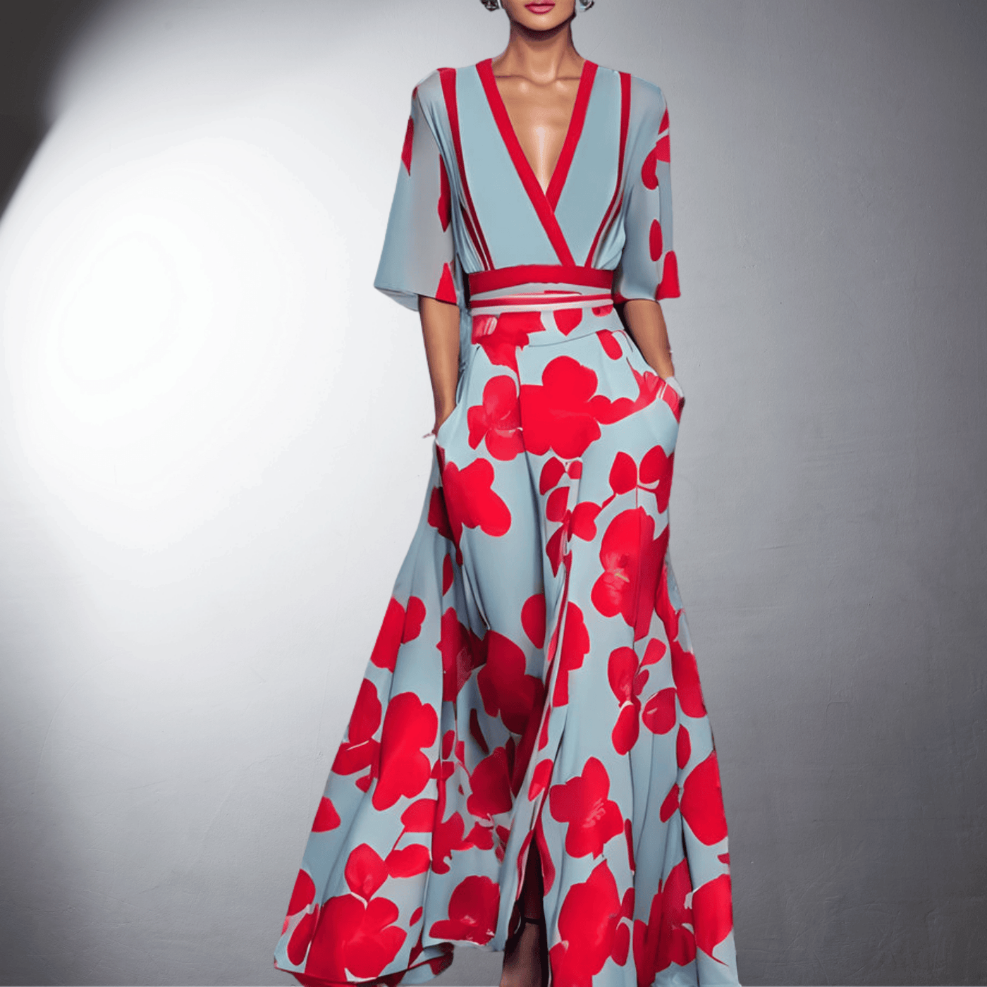 Laure™ | Elegante abito floreale