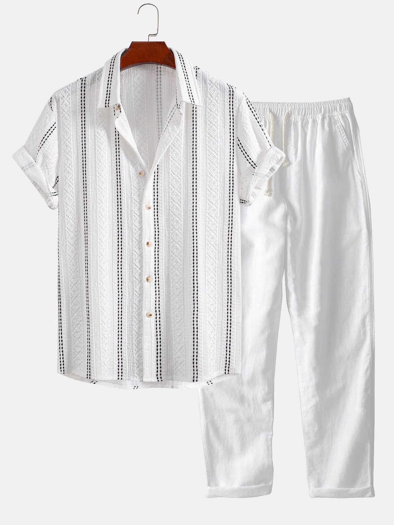 Marco | Camicia Jacquard Striata