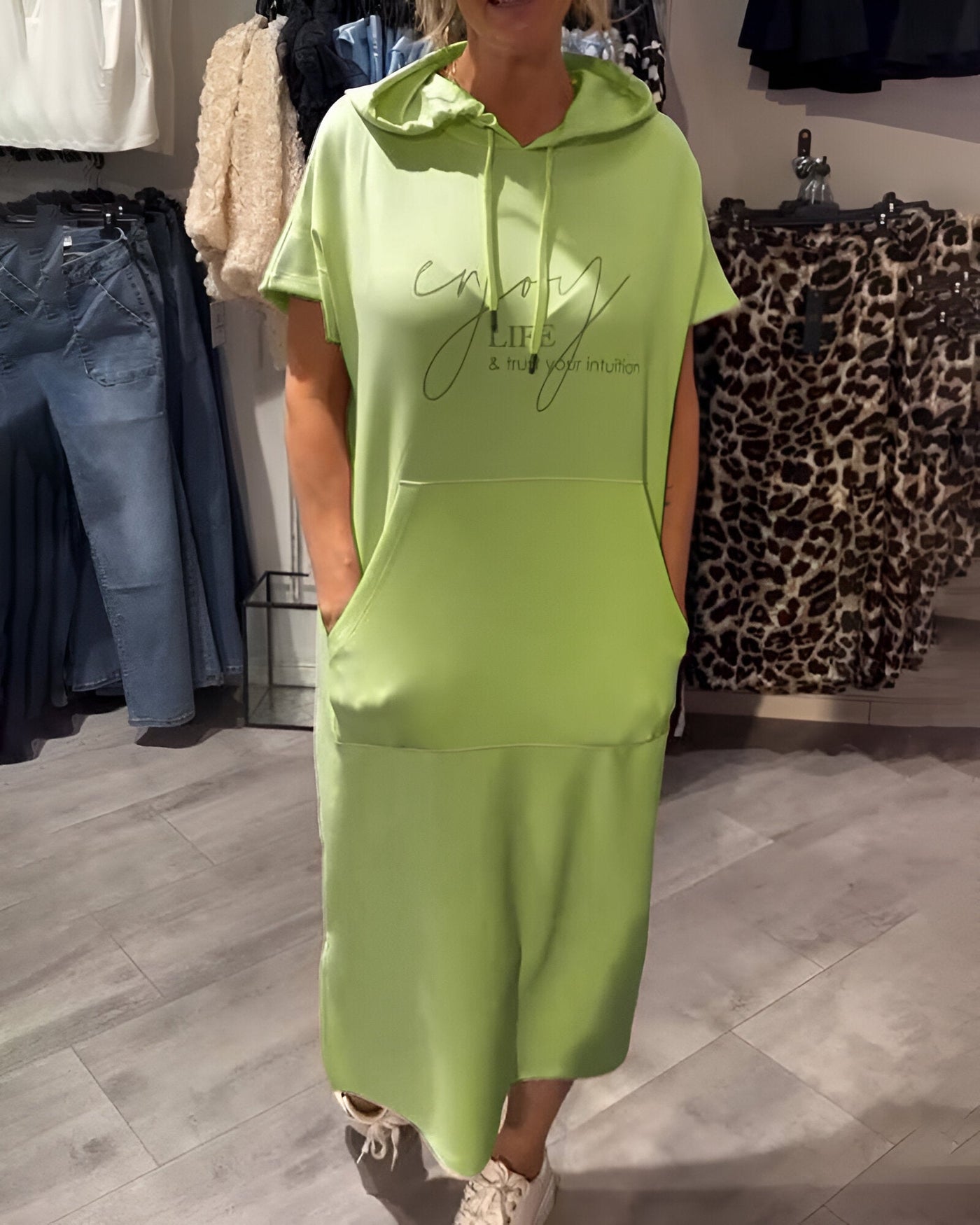 Brielle™ | Abito casual con cappuccio