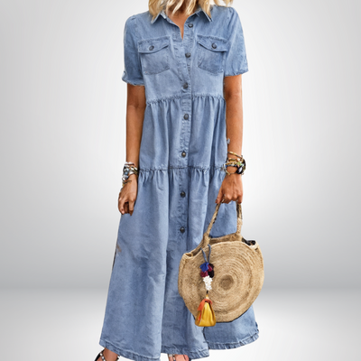 Sofia | Vestito Elegante Denim