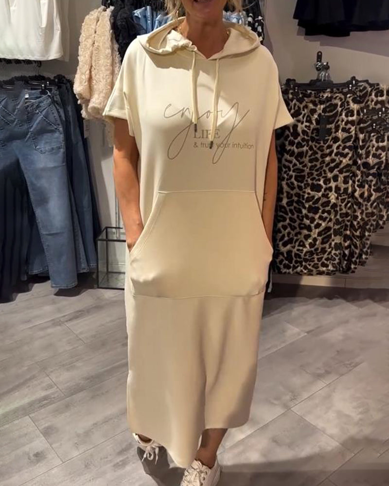 Brielle™ | Abito casual con cappuccio
