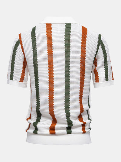 Marco | Maglietta Polo a V e Pantaloni Slim