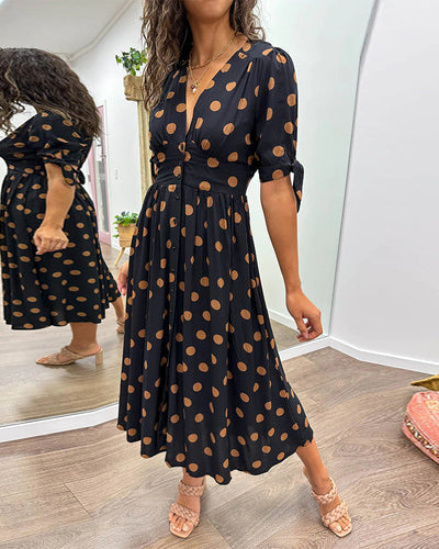 Monica | Abito Elegante a Pois