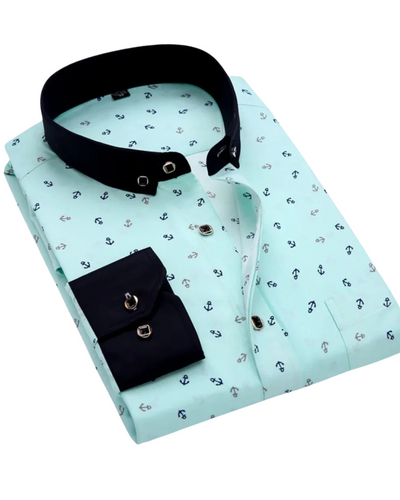 Givalli | Camicia Elegante con Stampa Nautica