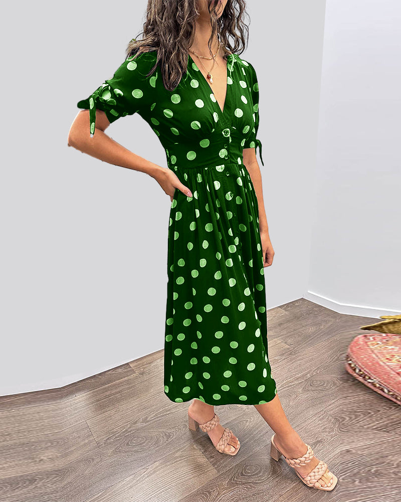Monica | Abito Elegante a Pois