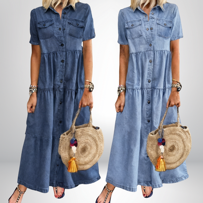 Sofia | Vestito Elegante Denim