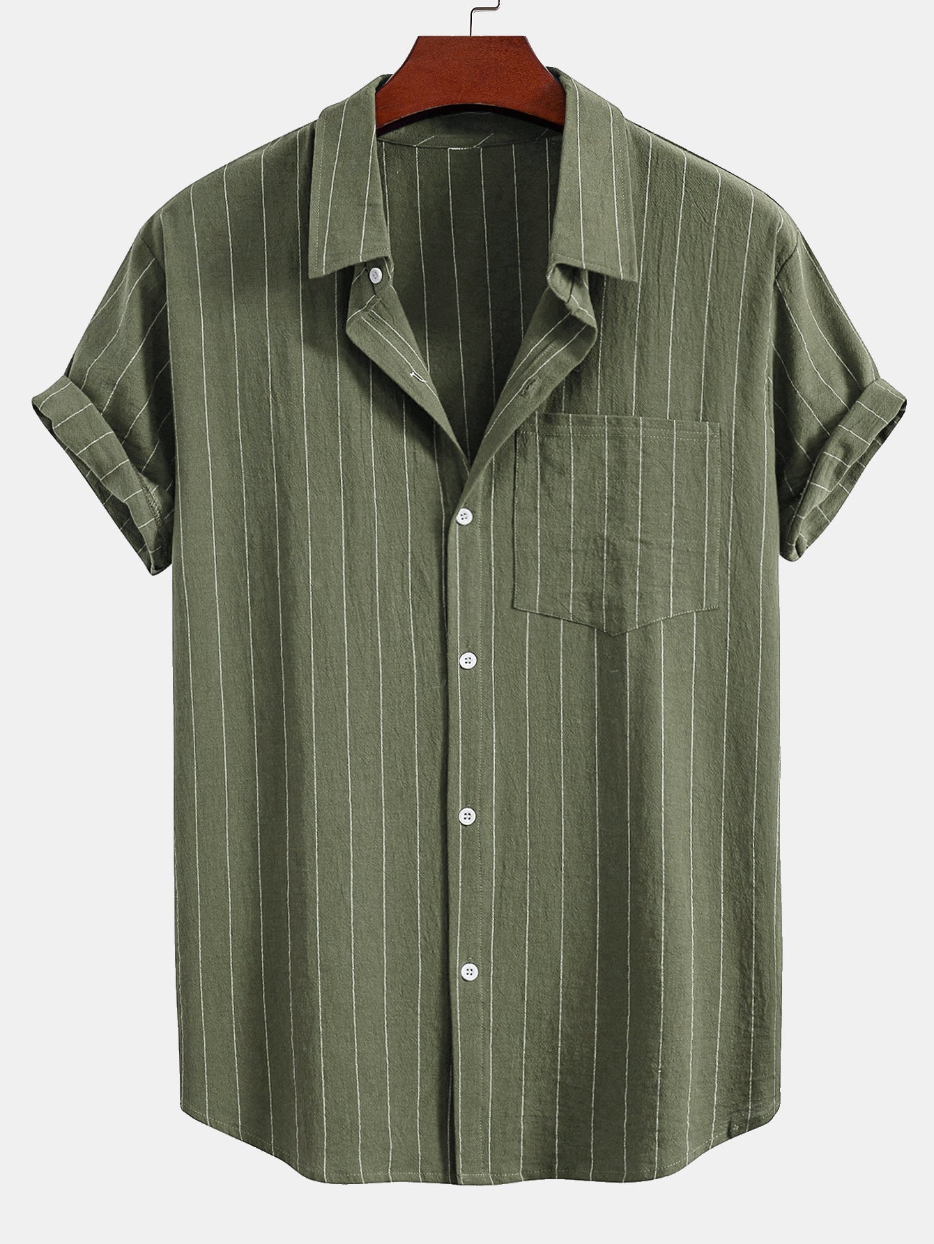 Marco | Camicia a righe con pantaloni corti