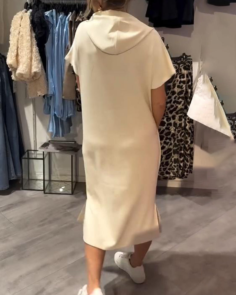Brielle™ | Abito casual con cappuccio