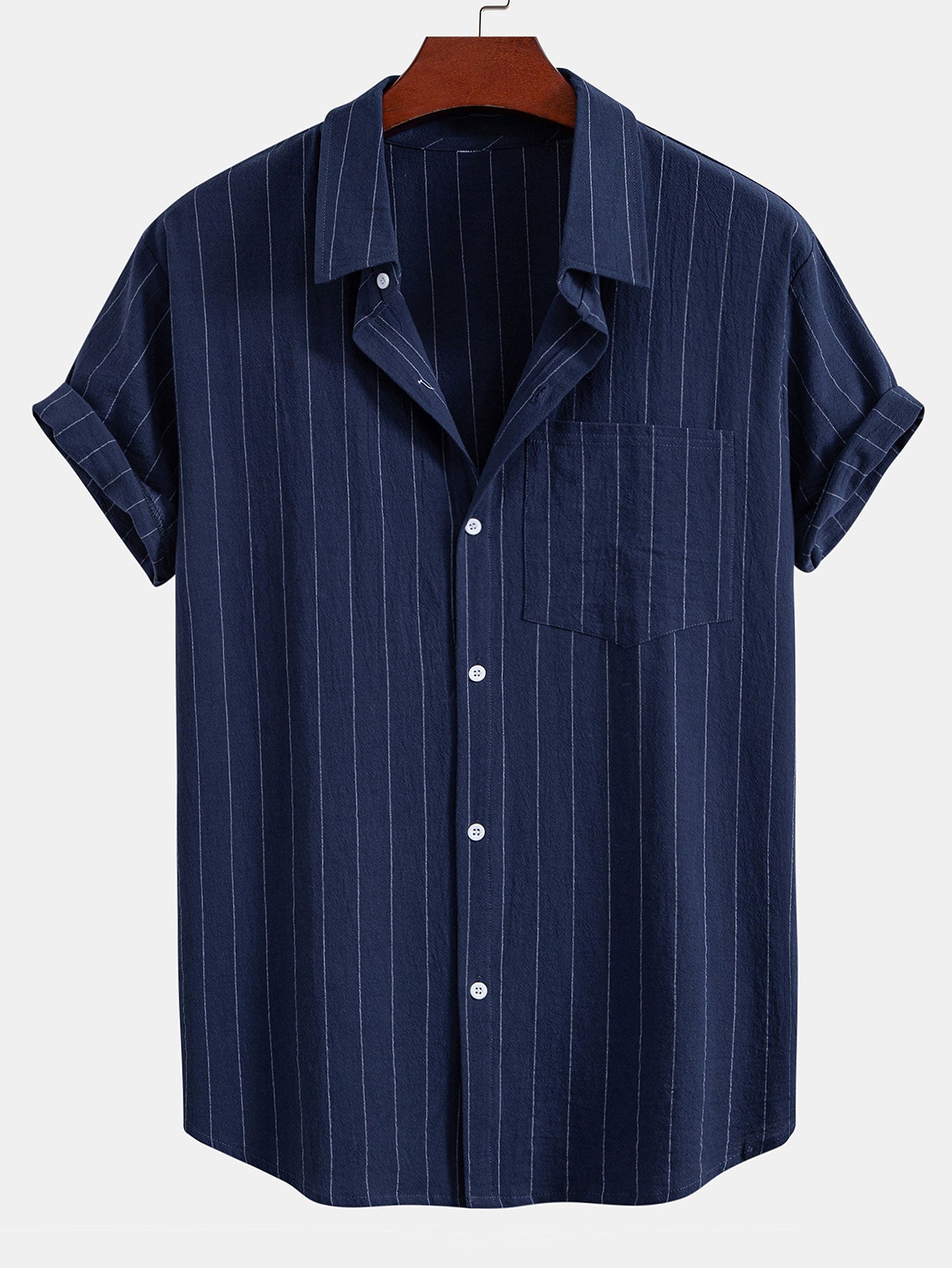 Marco | Camicia a righe con pantaloni corti