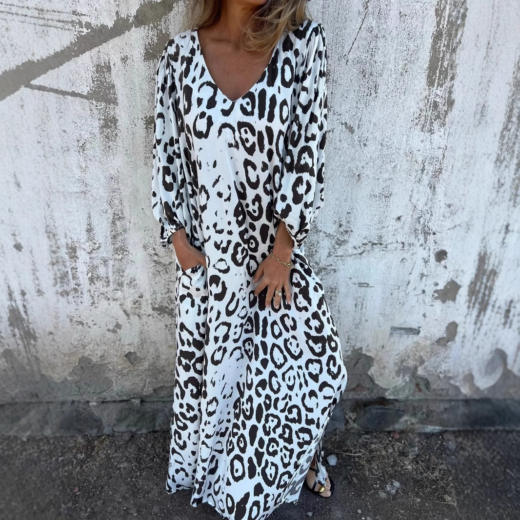 Teona™ | Abito con stampa leopardata
